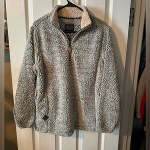 Simply southern size small 1/4 zip- teddy jacket Sherpa pullover